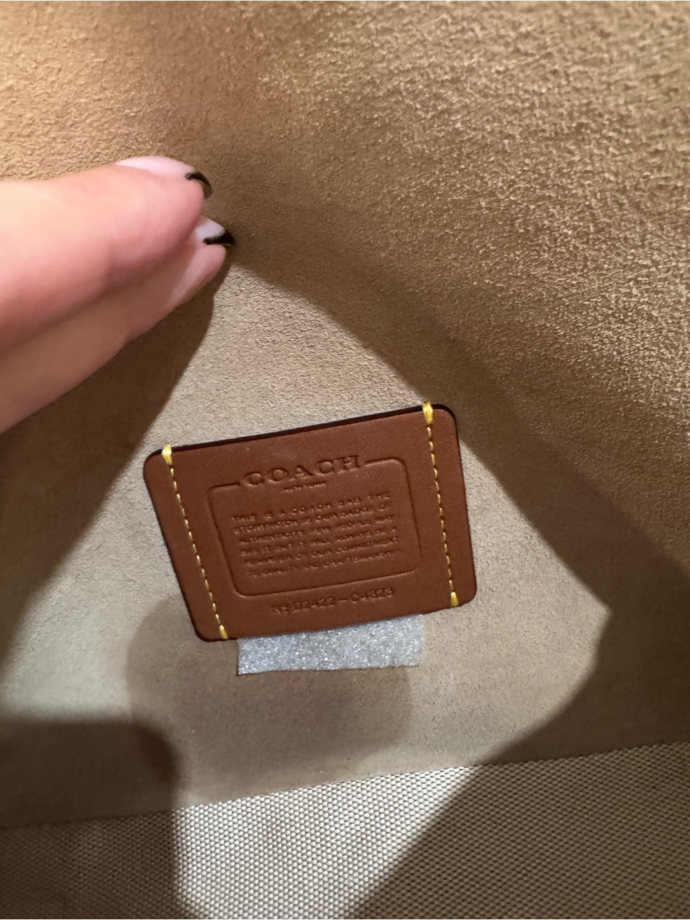 Coach Soft Tabby Shoulder Bag in Ivory - Picture 8 of 9